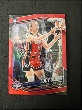 Lucy Olsen - 2025 Panini WNBA Prizm - Red #39/299